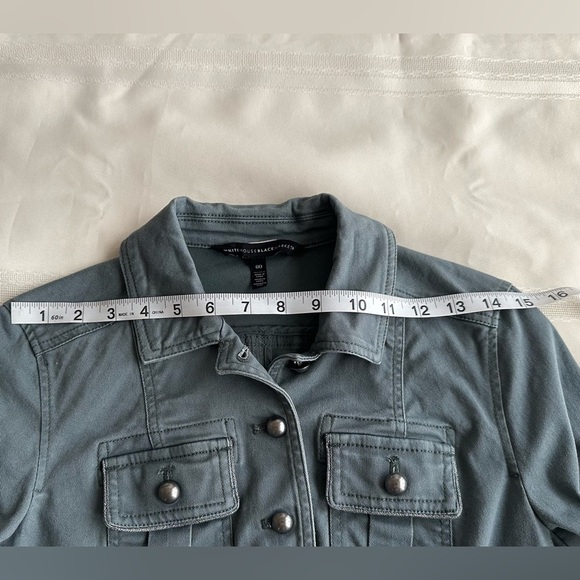 White House Black Market Slate Utility Jacket - Picture 8 of 16